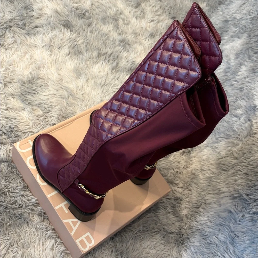 🛍️💝JUSTFAB: Argo Quilted Riding Boot🛍️💝 - Picture 11 of 16